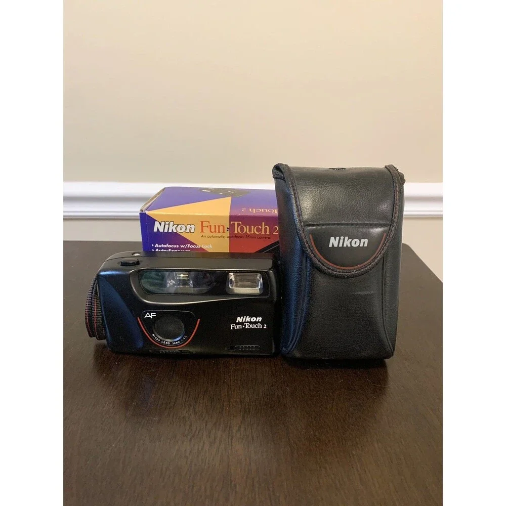 Nikon Nice Touch 2 Point & Shoot Camera 35mm Point & Shoot Film Camera Untested